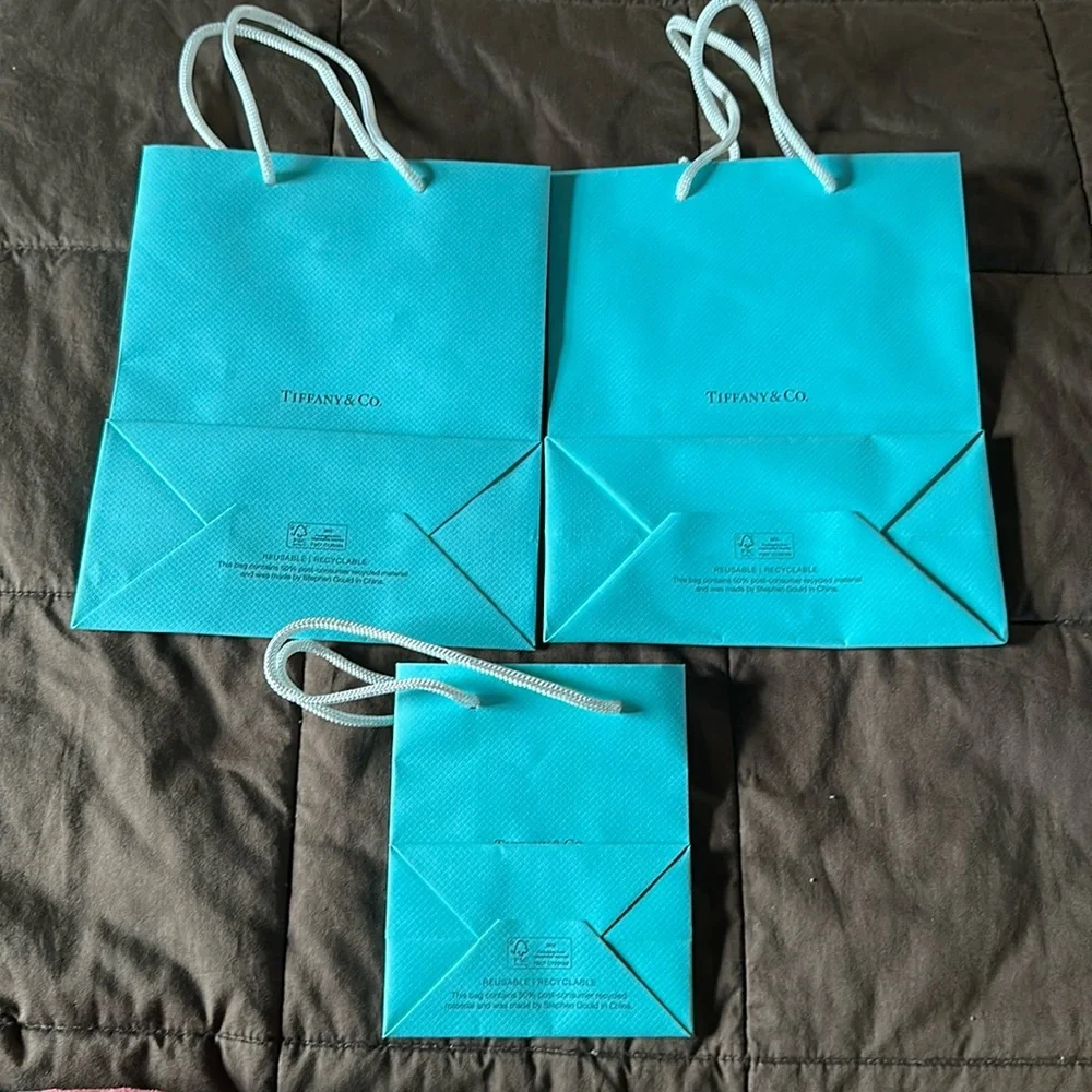 Assorted Tiffany & Co. Gift Bags